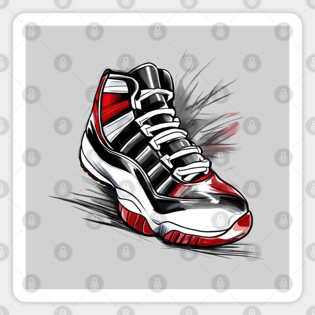 AJ XI Magnet by Buff Geeks Art